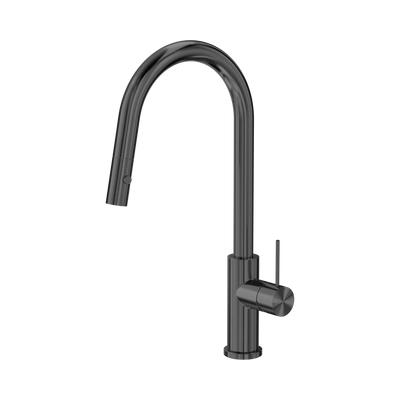 Nero Mecca Pull Out Sink Mixer With Vegie Spray Function, Gun Metal
