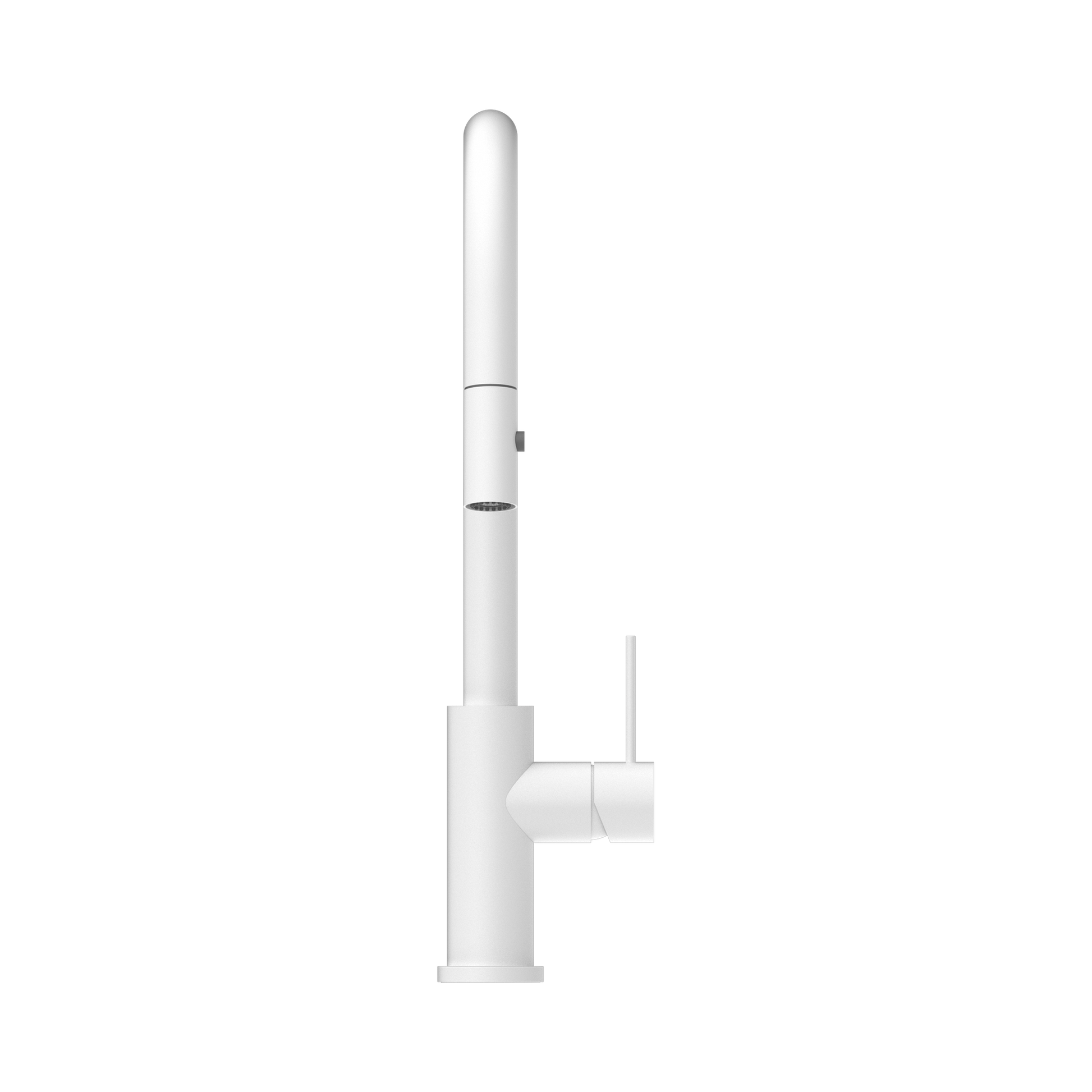 Nero Mecca Pull Out Sink Mixer With Vegie Spray Function, Matte White