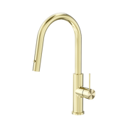Nero Mecca Smart Sensor Pull Out Kitchen Mixer, Brushed Gold