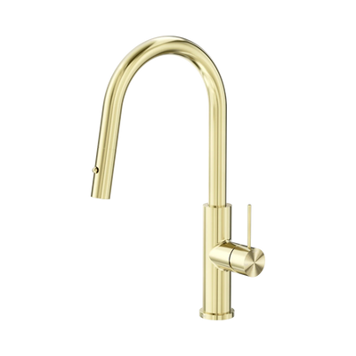 Nero Mecca Smart Sensor Pull Out Kitchen Mixer, Brushed Gold