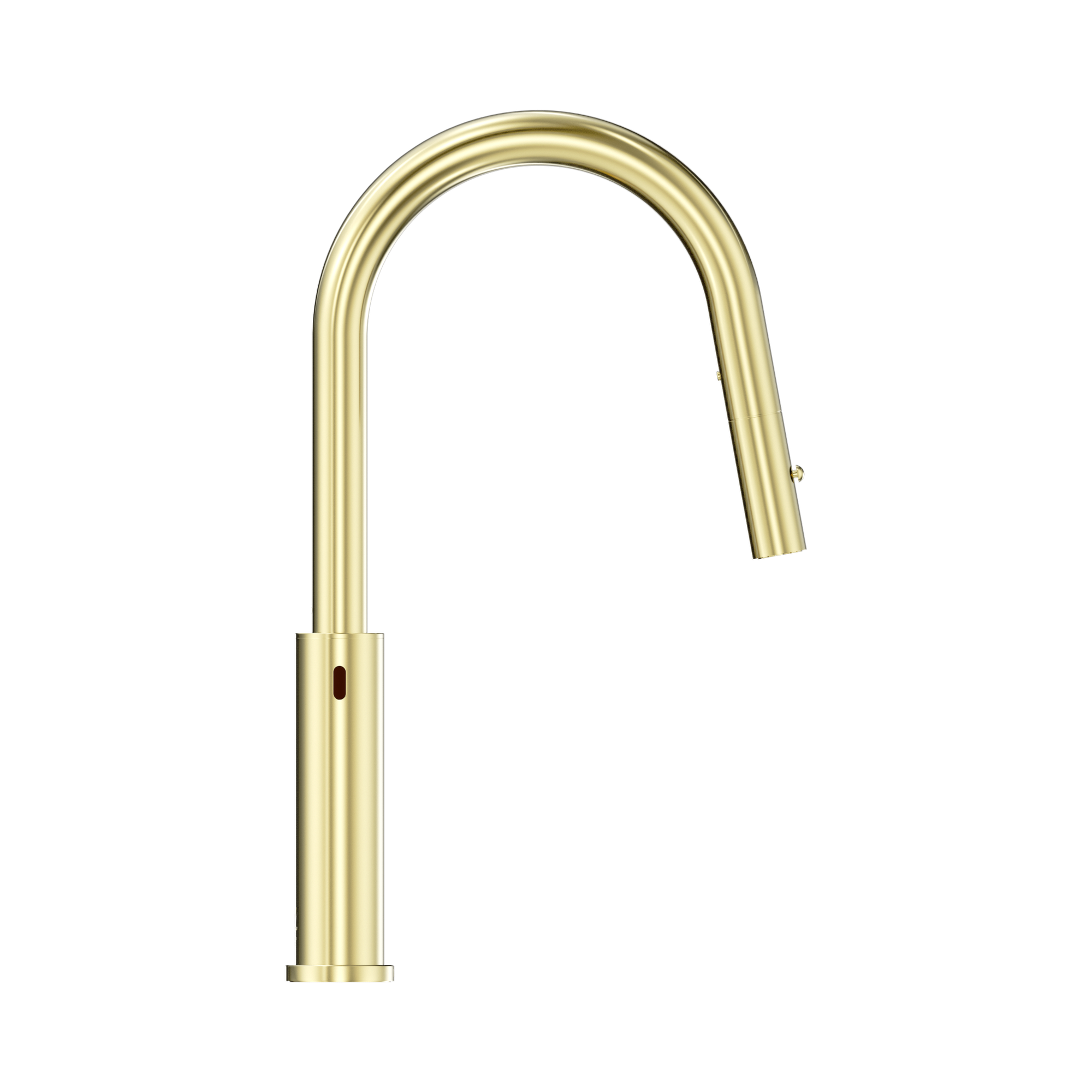 Nero Mecca Smart Sensor Pull Out Kitchen Mixer, Brushed Gold