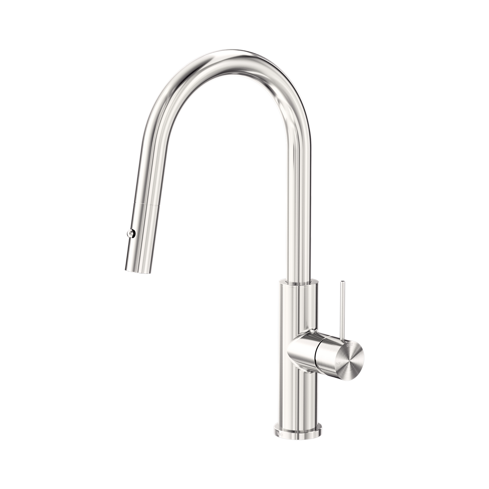 Nero Mecca Smart Sensor Pull Out Kitchen Mixer, Brushed Nickel