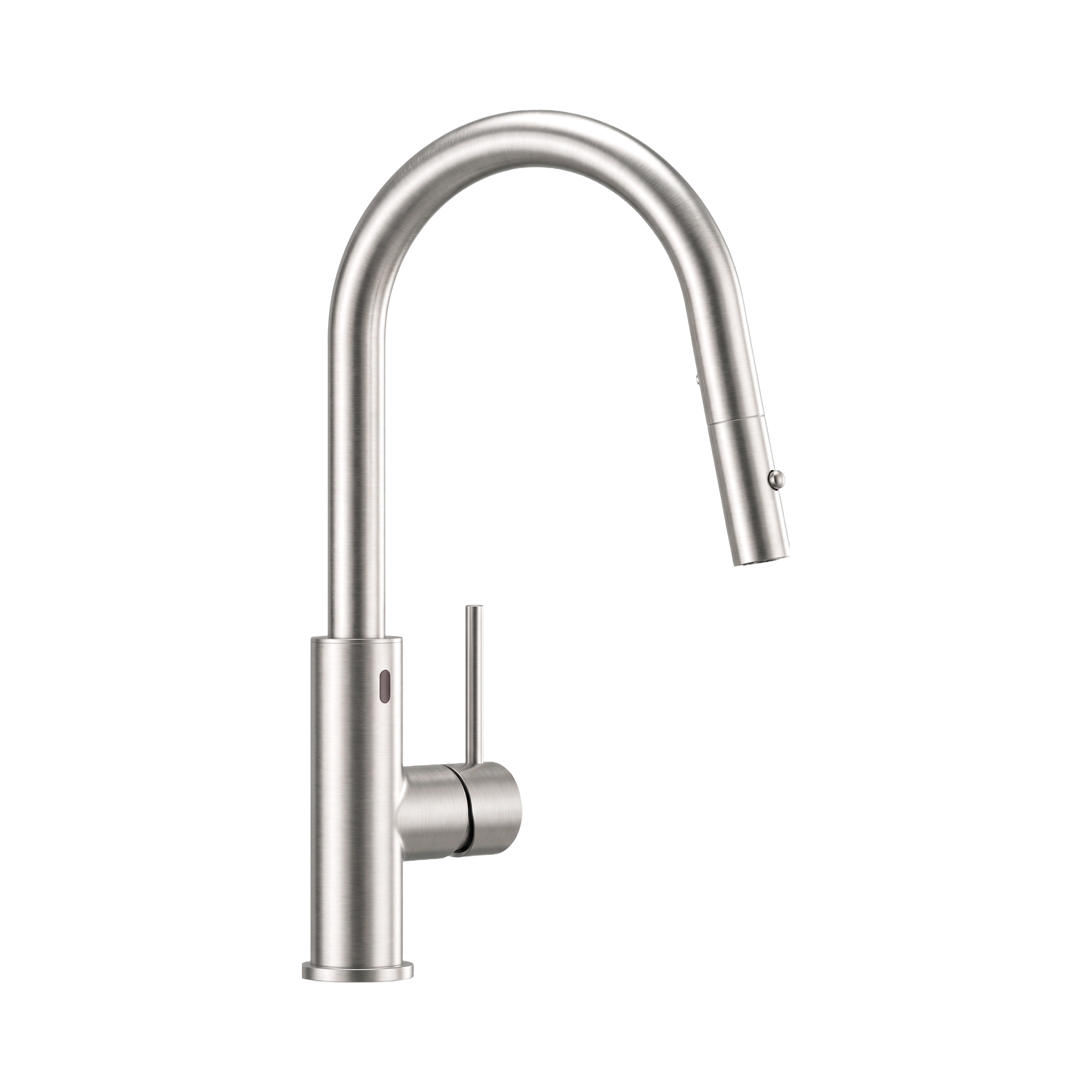 Nero Mecca Smart Sensor Pull Out Kitchen Mixer, Brushed Nickel