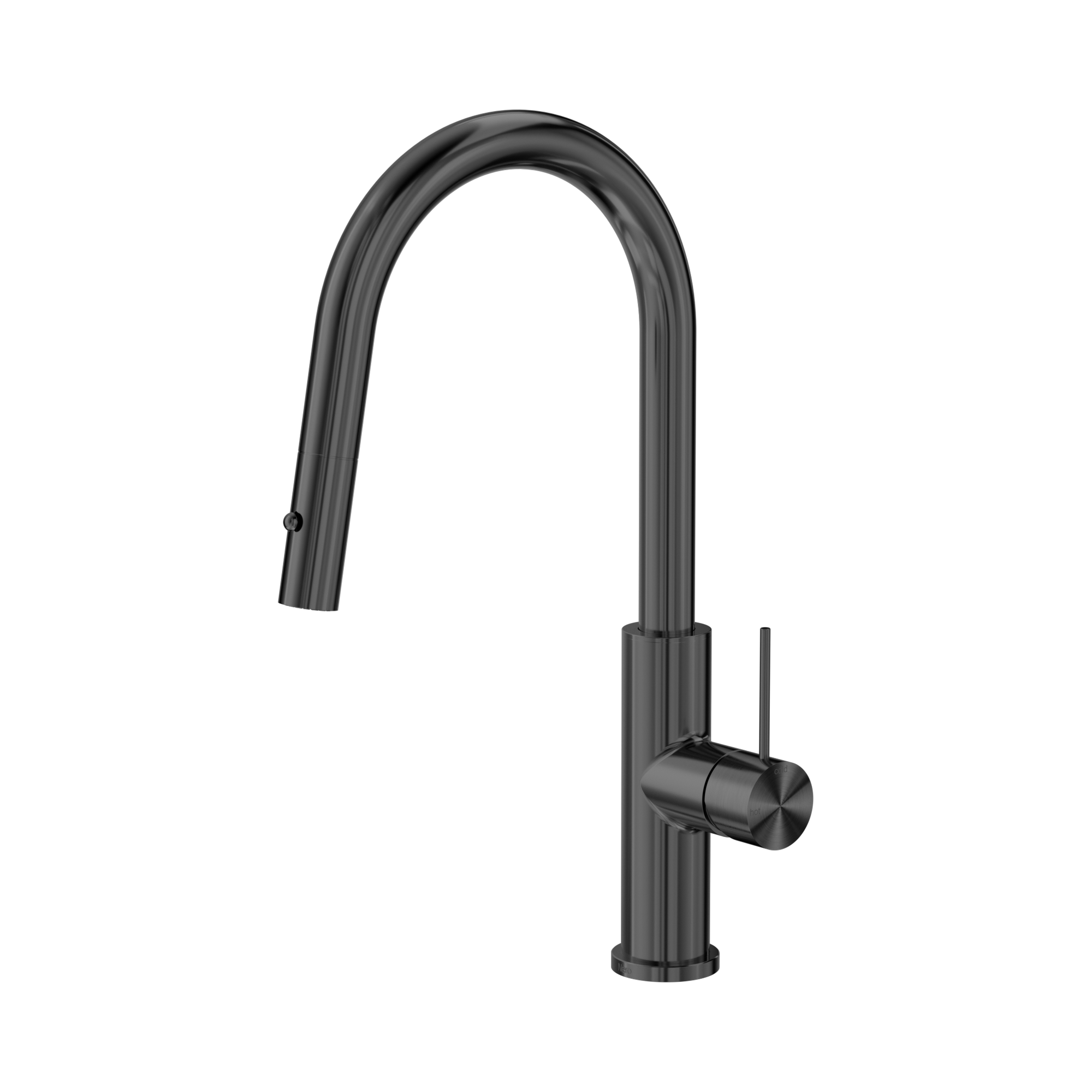 Nero Mecca Smart Sensor Pull Out Kitchen Mixer, Gun Metal