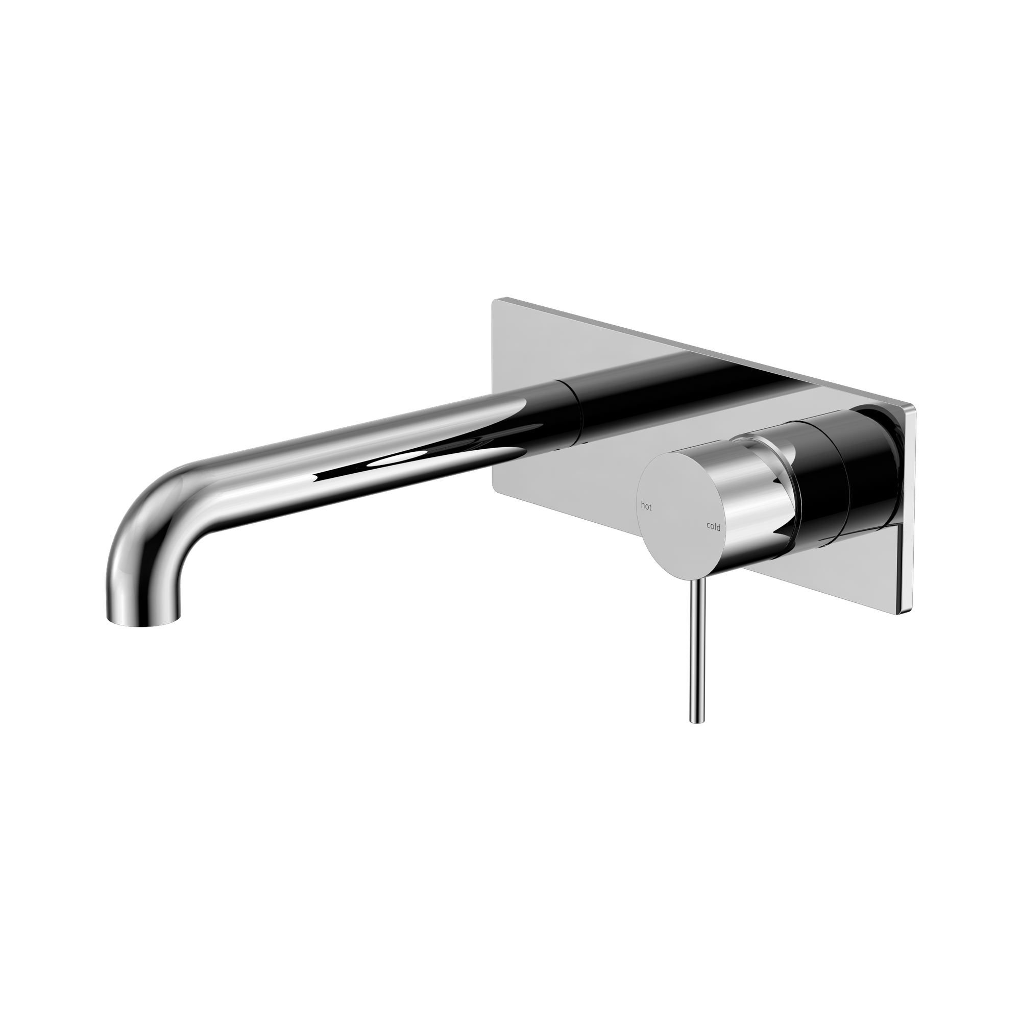 Nero Mecca Wall Mixer Set 120mm, Chrome