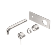 Nero Mecca Wall Mixer Set 185mm Trim Kits Only, Brushed Nickel