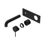 Nero Mecca Wall Mixer Set 185mm Trim Kits Only, Matte Black