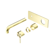 Nero Mecca Wall Mixer Set 230mm Trim Kits Only, Brushed Gold