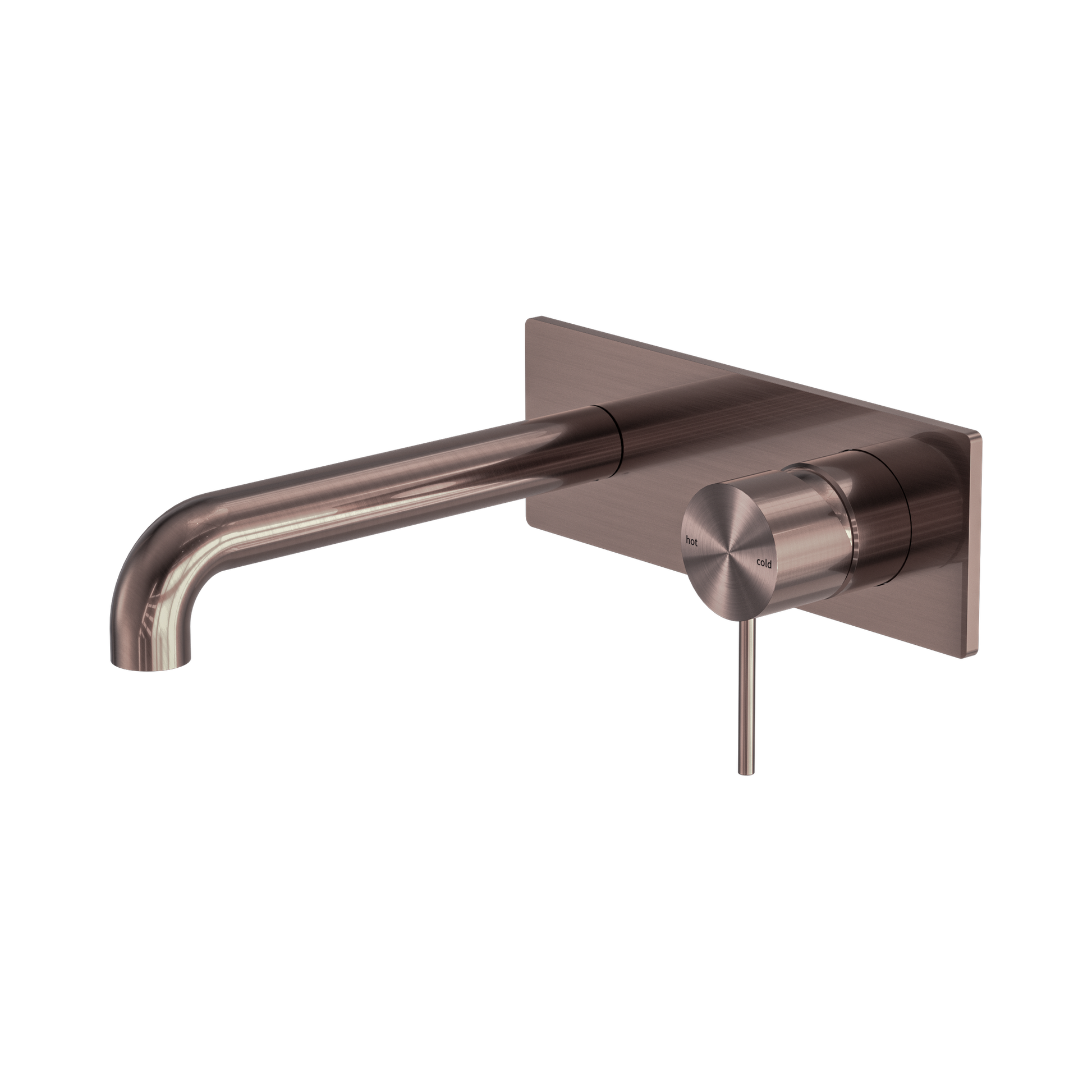 Nero Mecca Wall Mixer Set 260mm, Brushed Bronze