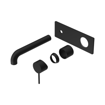 Nero Mecca Wall Basin/Bath Mixer 260mm Trim Kits Only, Matte Black