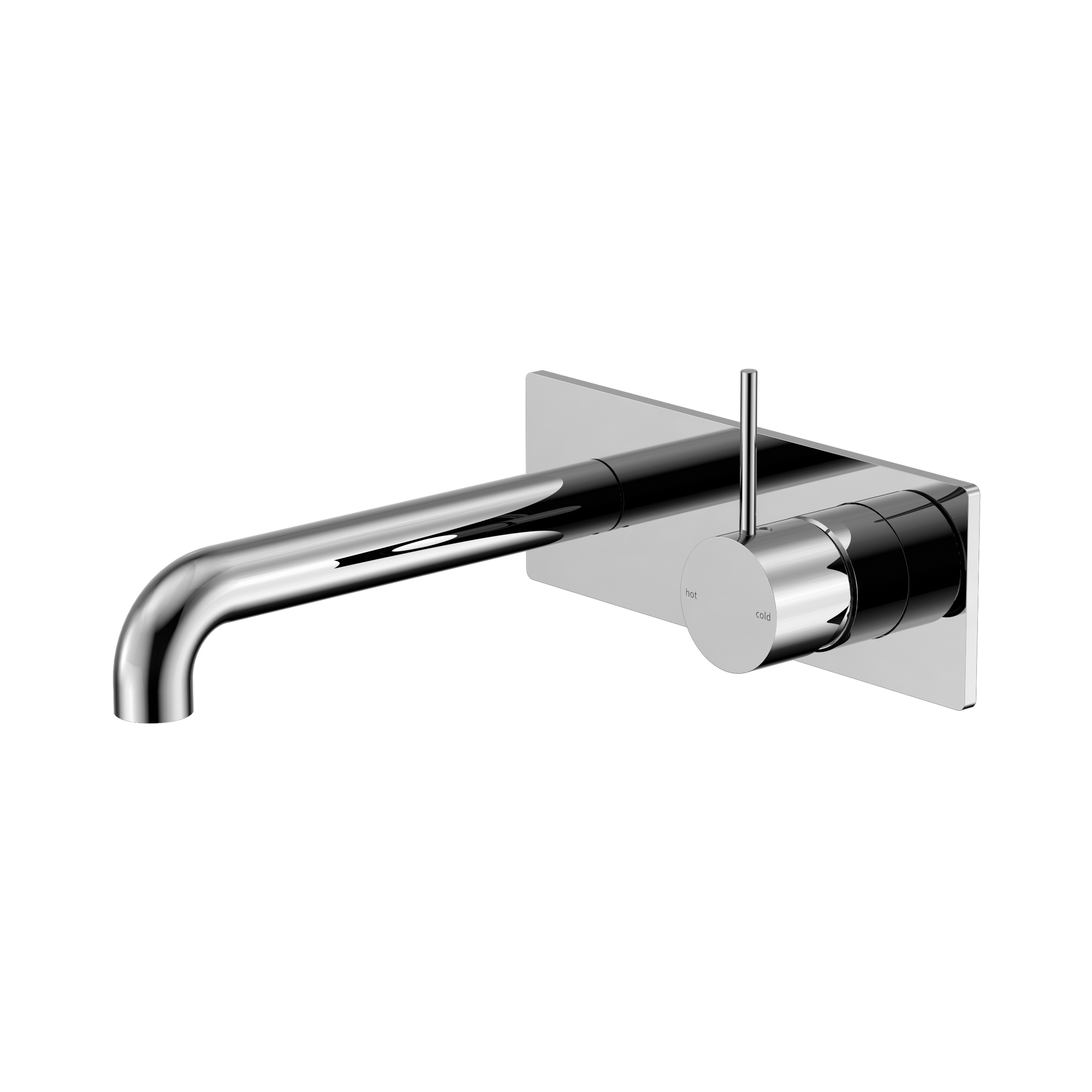 Nero Mecca Wall Mixer Set Handle Up 230mm, Chrome