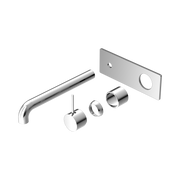 Nero Mecca Wall Mixer Set Handle Up 230mm Trim Kits Only, Chrome