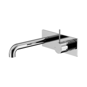 Nero Mecca Wall Mixer Set Handle Up 260mm, Chrome