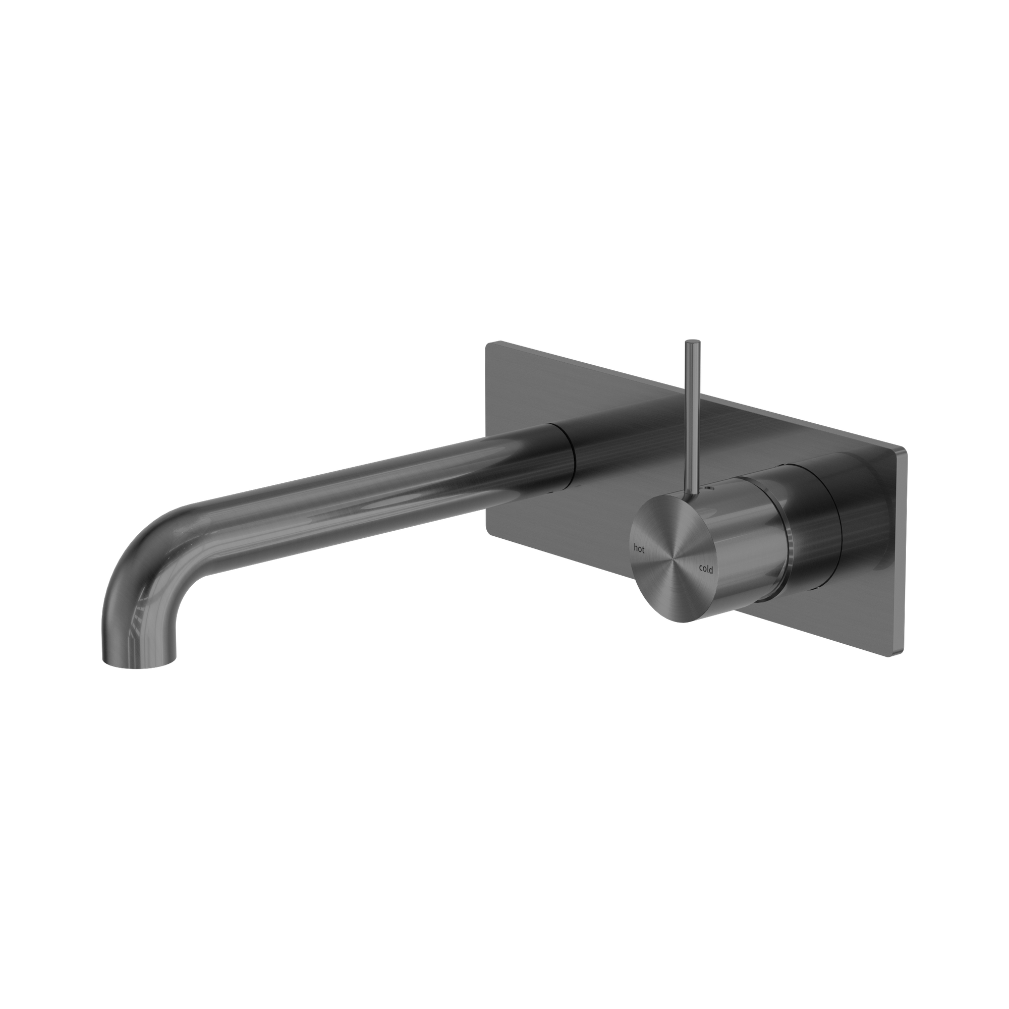 Nero Mecca Wall Mixer Set Handle Up 260mm, Gun Metal
