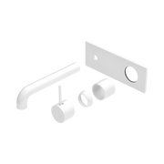 Nero Mecca Wall Mixer Set Handle Up 260mm Trim Kits Only, Matte White