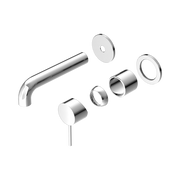 Nero Mecca Wall Mixer Set Separate Back Plate 120mm Trim Kits Only, Chrome
