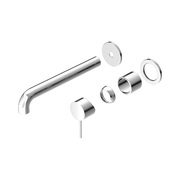 Nero Mecca Wall Mixer Set Separate Back Plate 230mm Trim Kits Only, Chrome