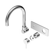 Nero Mecca Wall Mixer Set Swivel Spout Trim Kits Only, Chrome