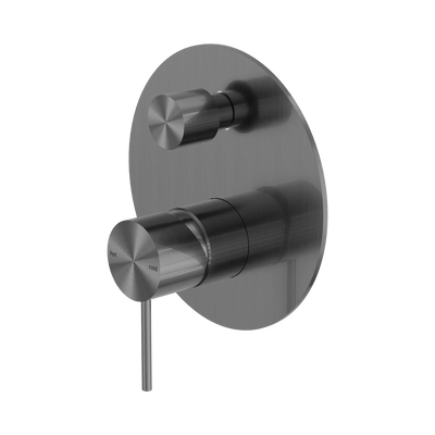 Nero Mecca Shower Mixer With Diverter, Gun Metal