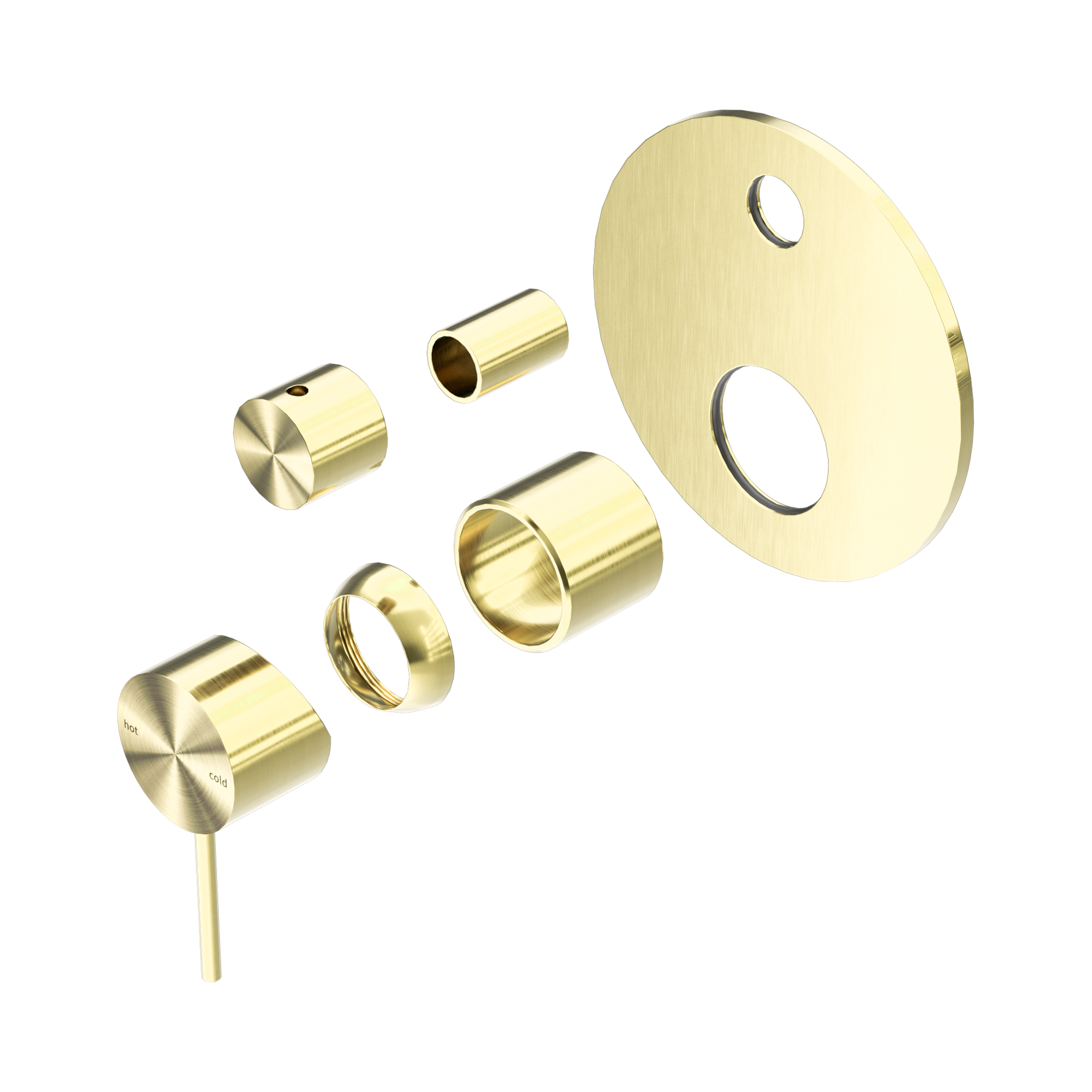 Nero Mecca Diverter Mixer Trim Kits Only, Brushed Gold