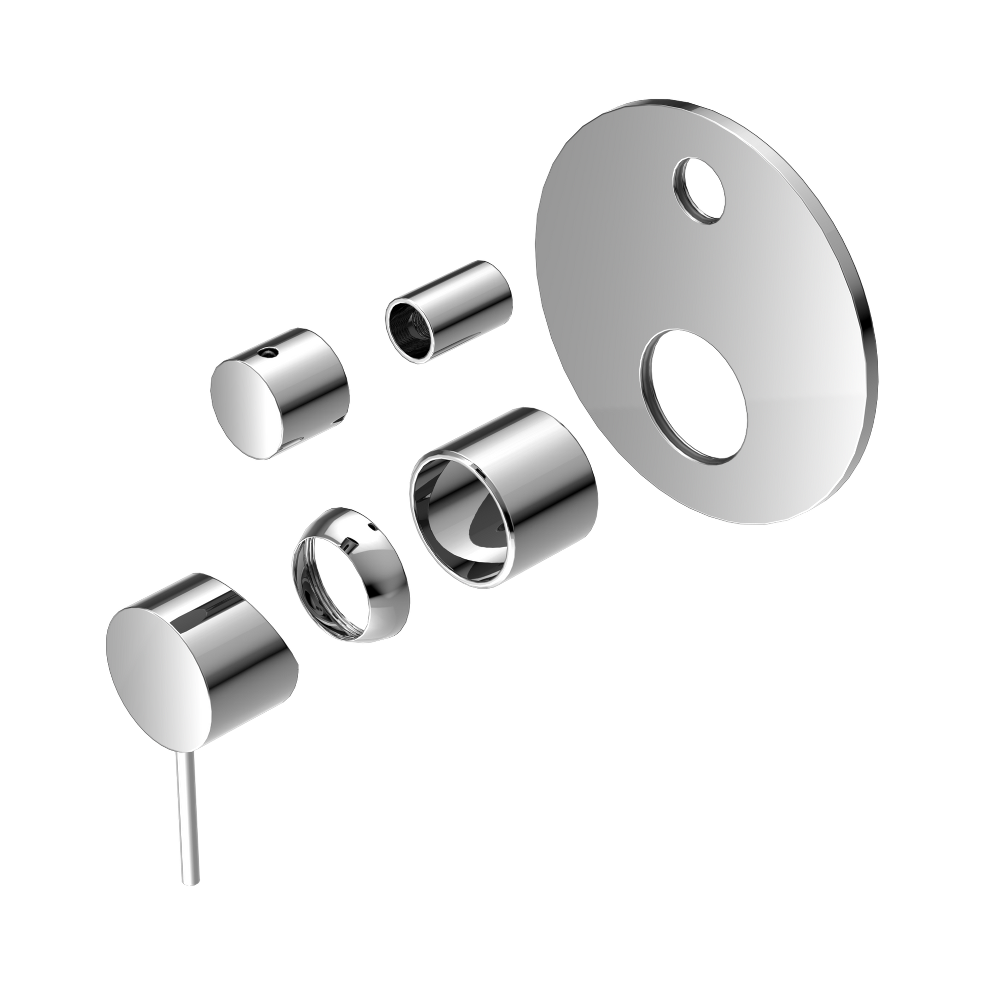 Nero Mecca Diverter Mixer Trim Kits Only, Chrome