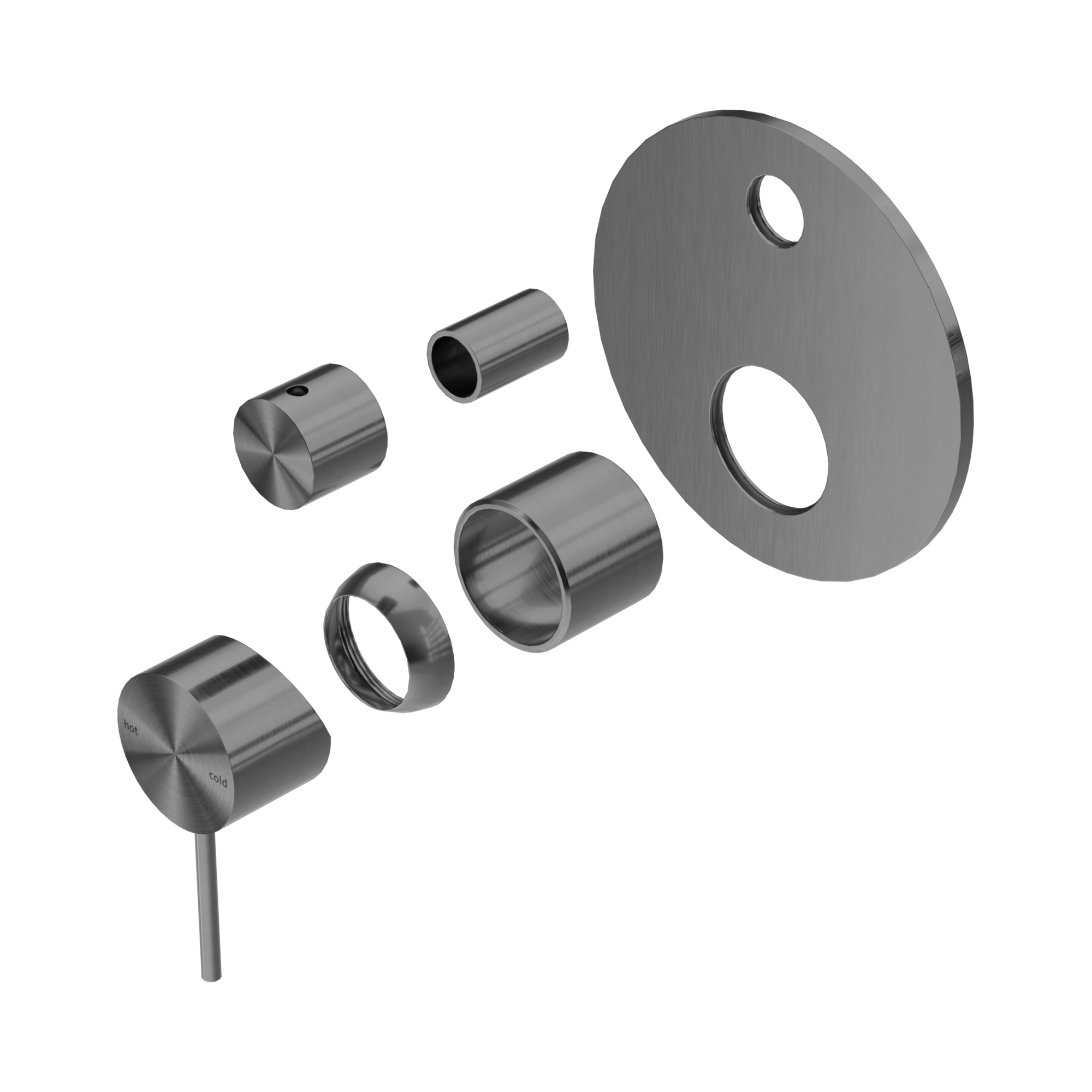 Nero Mecca Diverter Mixer Trim Kits Only, Gun Metal