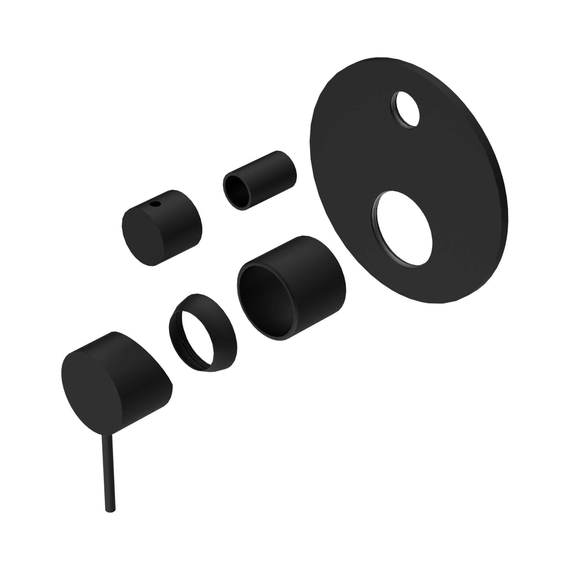Nero Mecca Diverter Mixer Trim Kits Only, Matte Black