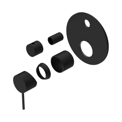 Nero Mecca Shower Mixer With Diverter Trim Kits Only, Matte Black