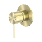 Nero Mecca Wall/Shower Mixer 80mm Plate, Brushed Gold