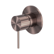 Nero Mecca Wall/Shower Mixer 80mm Plate, Brushed Bronze