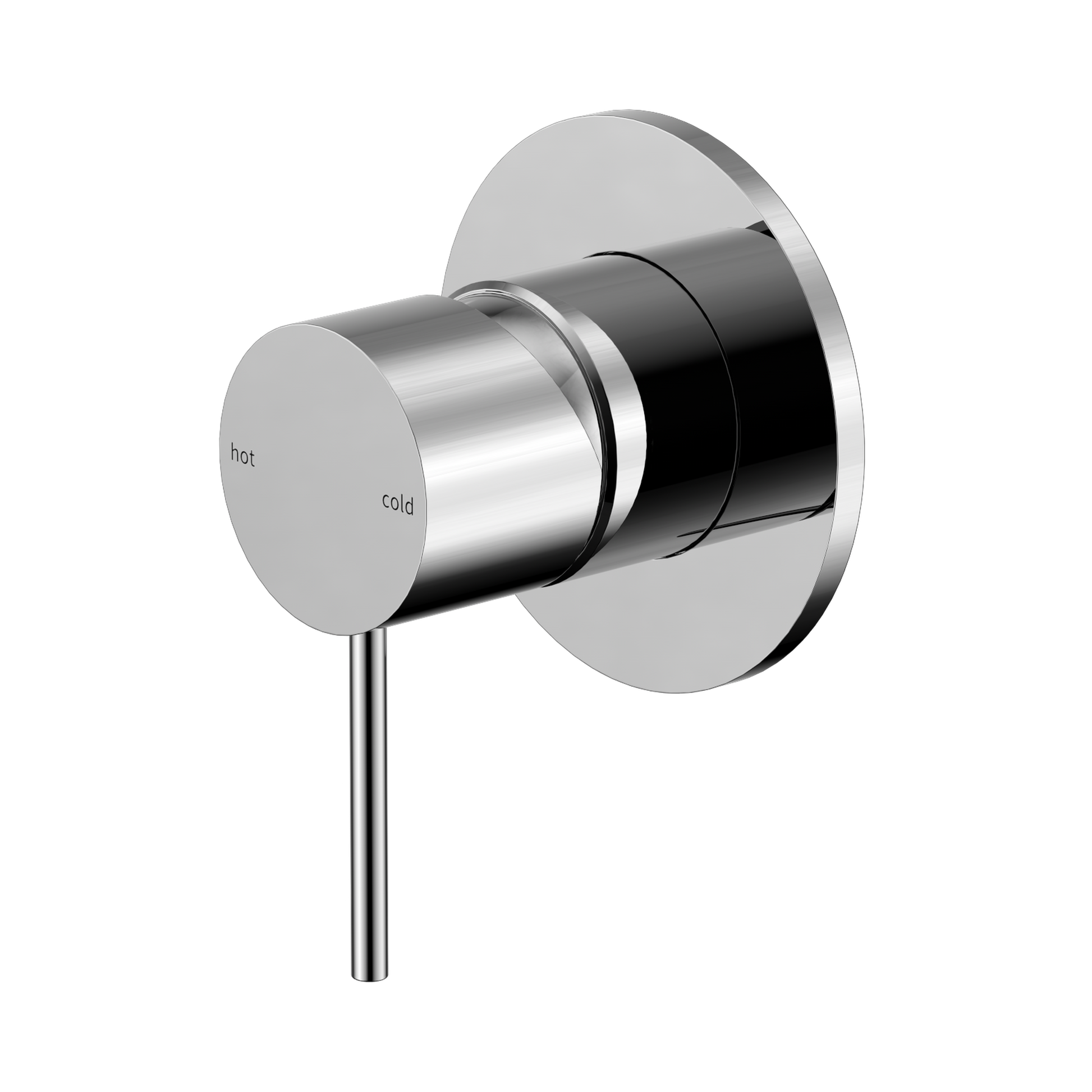 Nero Mecca Wall/Shower Mixer 80mm Plate, Chrome