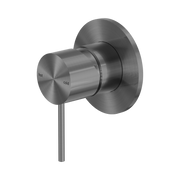 Nero Mecca Wall/Shower Mixer 80mm Plate, Gun Metal