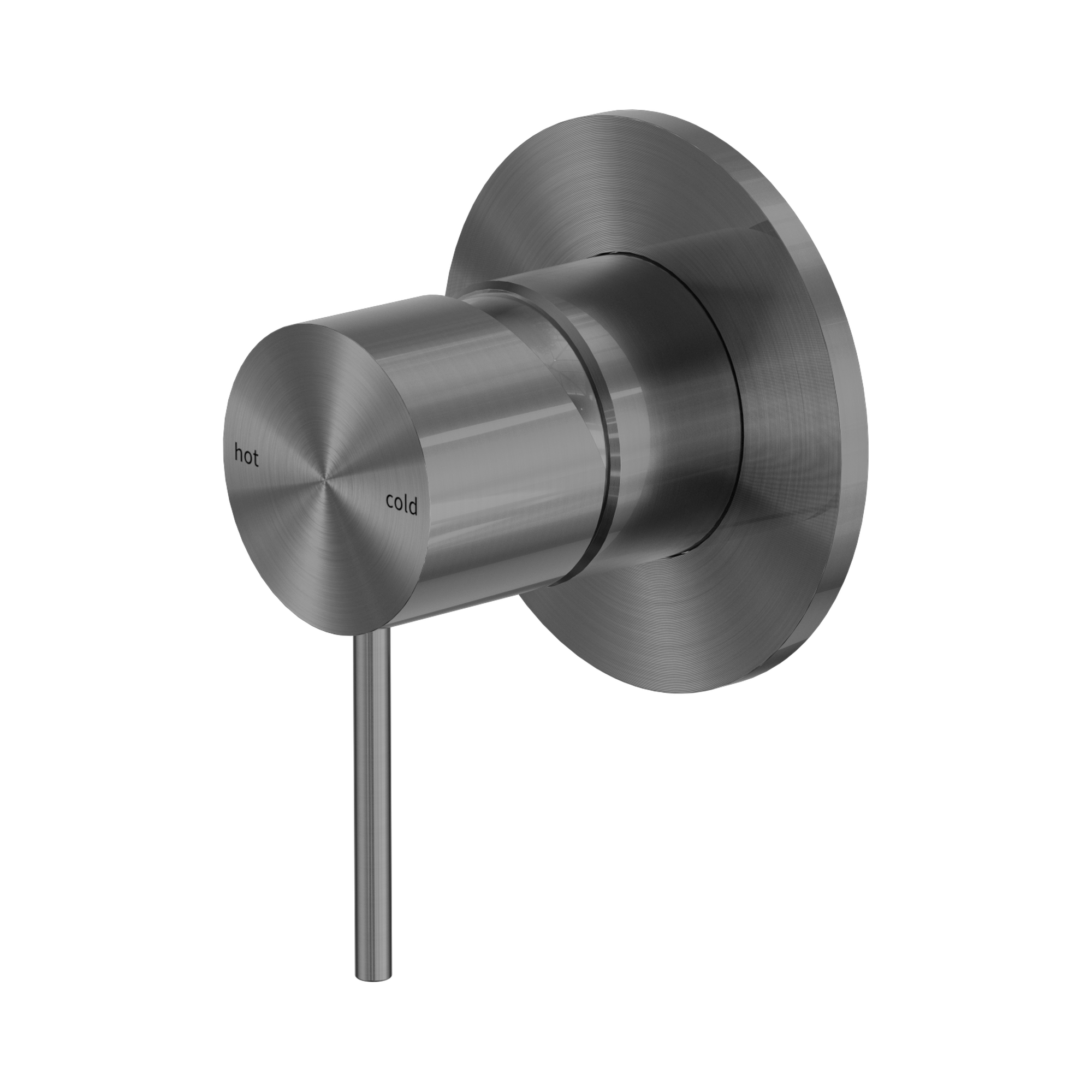 Nero Mecca Wall/Shower Mixer 80mm Plate, Gun Metal