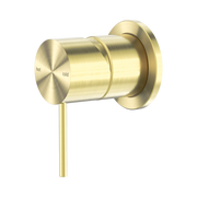 Nero Mecca Wall/Shower Mixer 60mm Plate, Brushed Gold