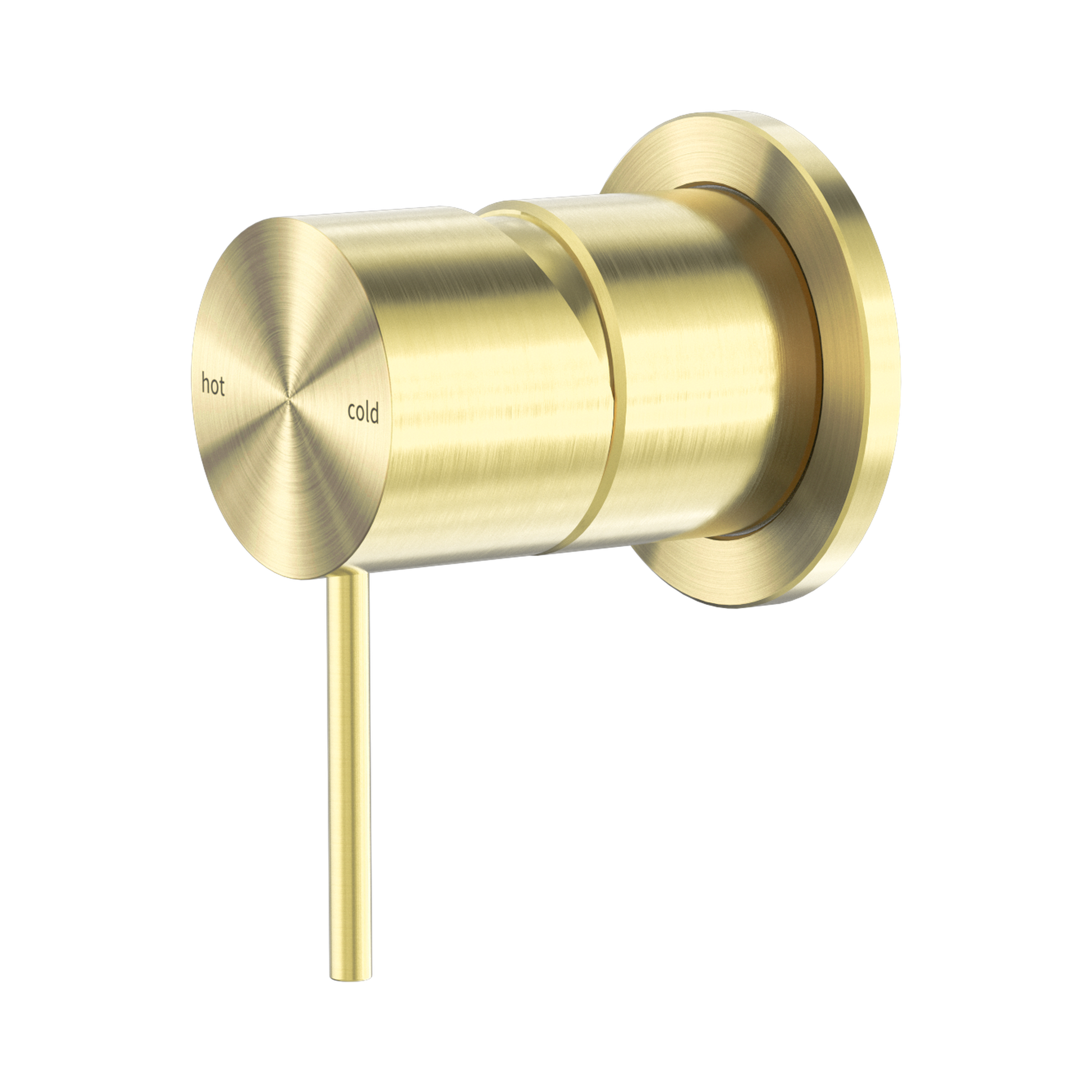 Nero Mecca Wall/Shower Mixer 60mm Plate, Brushed Gold