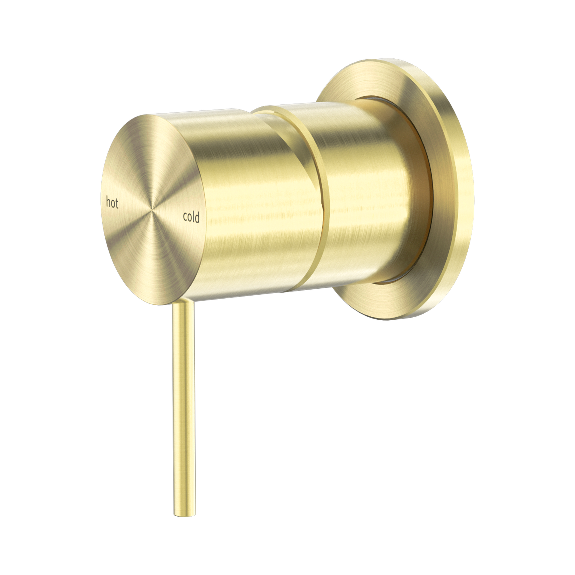 Nero Mecca Wall/Shower Mixer 60mm Plate, Brushed Gold
