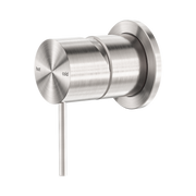 Nero Mecca Wall/Shower Mixer 60mm Plate, Brushed Nickel