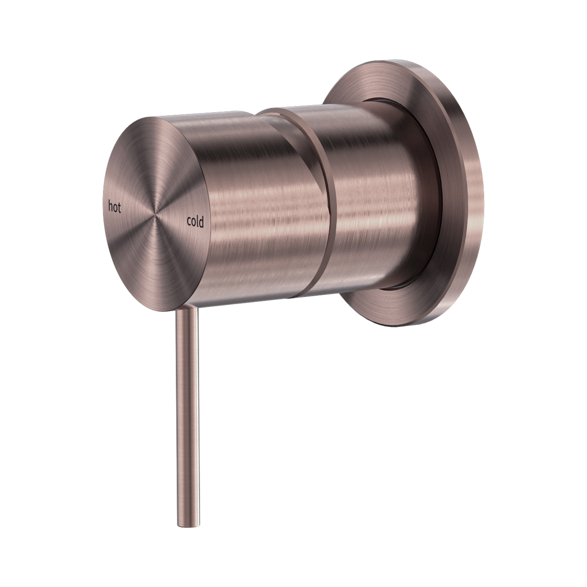 Nero Mecca Wall/Shower Mixer 60mm Plate, Brushed Bronze