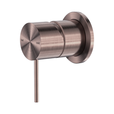 Nero Mecca Shower Mixer 60mm Plate, Brushed Bronze