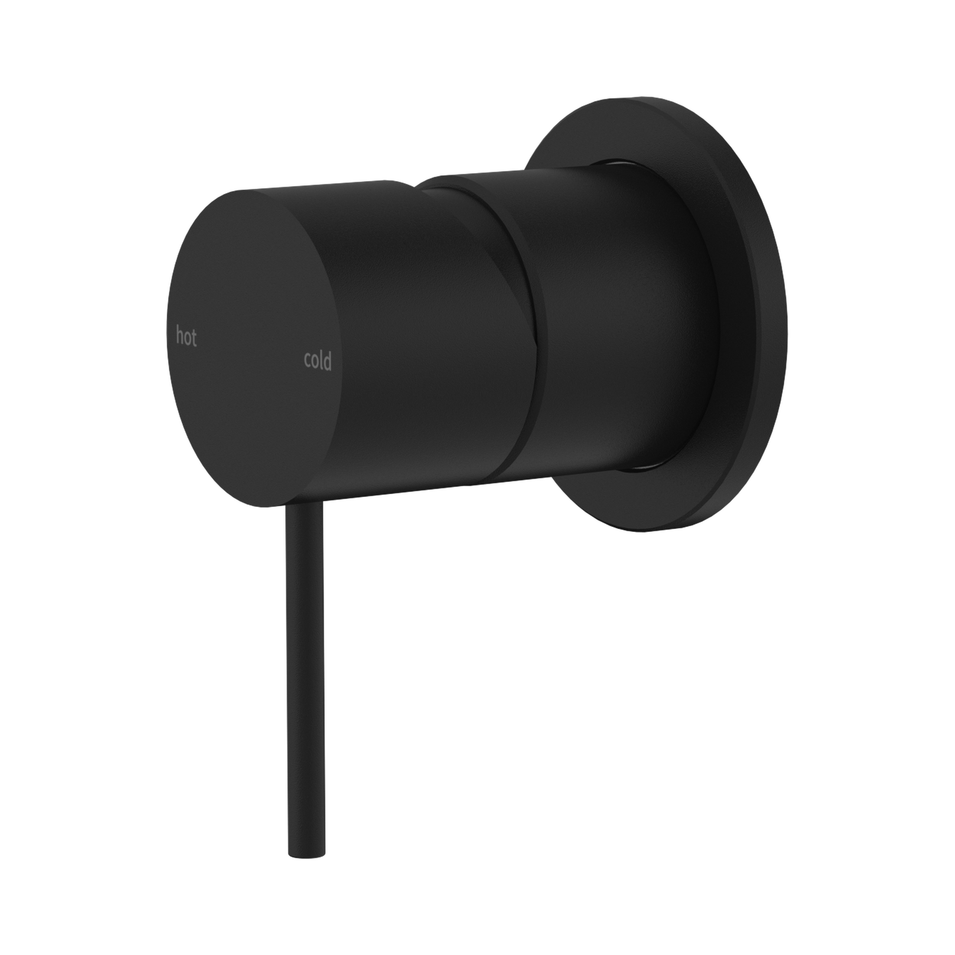Nero Mecca Wall/Shower Mixer 60mm Plate, Matte Black