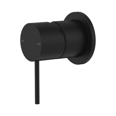 Nero Mecca Shower Mixer 60mm Plate, Matte Black