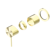 Nero Mecca Wall/Shower Mixer 60mm Plate Trim Kits Only, Brushed Gold