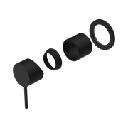 Nero Mecca Wall/Shower Mixer 60mm Plate Trim Kits Only, Matte Black