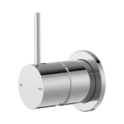 Nero Mecca Wall/Shower Mixer 60mm Handle Up Plate, Chrome