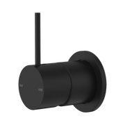 Nero Mecca Wall/Shower Mixer 60mm Handle Up Plate, Matte Black