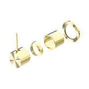 Nero Mecca Wall/Shower Mixer 60mm Handle Up Plate Trim Kits Only, Brushed Gold
