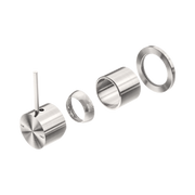 Nero Mecca Wall/Shower Mixer 60mm Handle Up Plate Trim Kits Only, Brushed Nickel