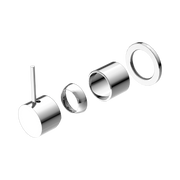 Nero Mecca Wall/Shower Mixer 60mm Handle Up Plate Trim Kits Only, Chrome