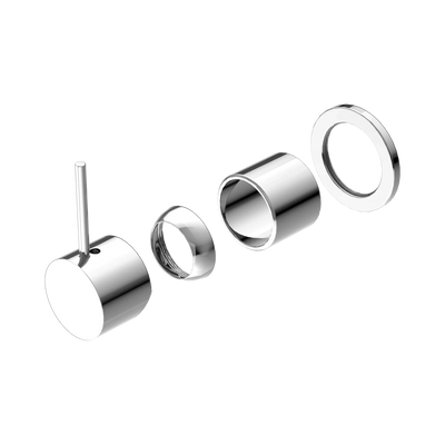 Nero Mecca Shower Mixer 60mm Handle Up Plate Trim Kits Only, Chrome