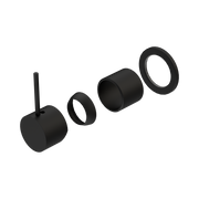 Nero Mecca Wall/Shower Mixer 60mm Handle Up Plate Trim Kits Only, Matte Black